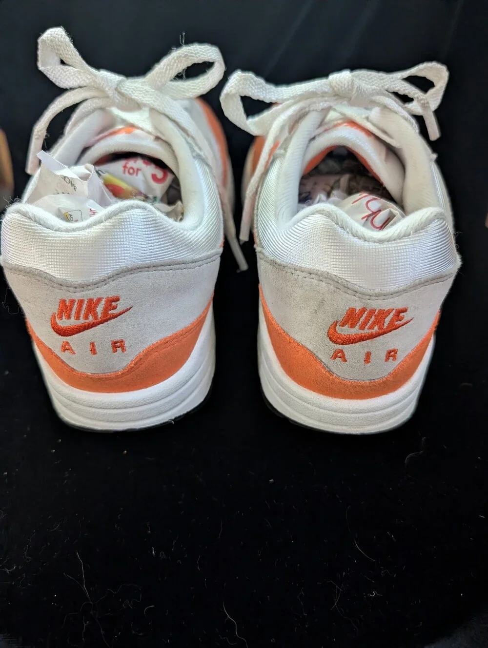 Nike Women’s White & Orange Athletic Sneakers
